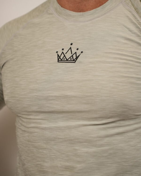 Positive Men’s Performance  Stone Grey T-Shirt