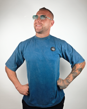 Men’s Cobalt Acid-Wash T-Shirt 2k26