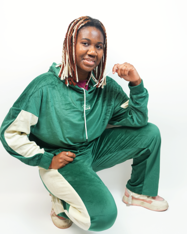 Women’s Emerald Luxe Velour Tracksuit 2k26