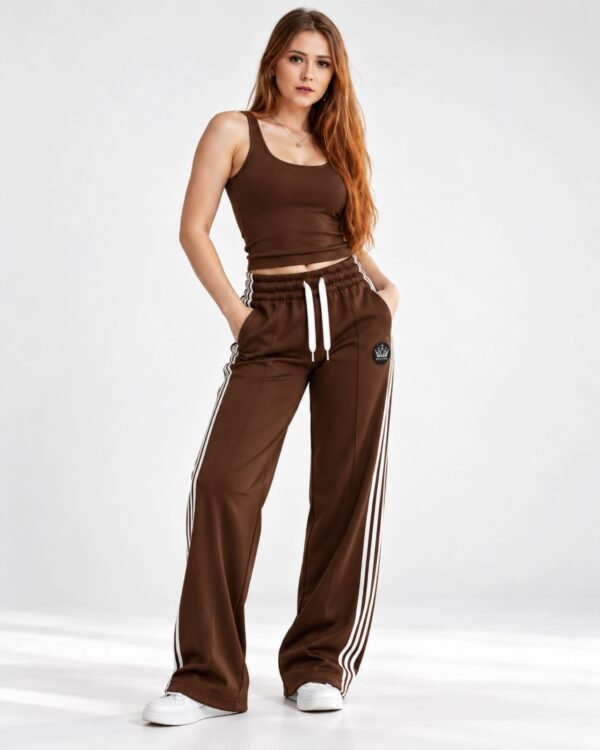 Brown Fleece Trouser Effortless Comfort 2026
