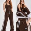 Brown Fleece Trouser Effortless Comfort 2026