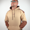 Beige Contrast Hoodie 2-Tone Premium Essential