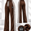 Brown Fleece Trouser Effortless Comfort 2026