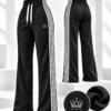 Women’s Black Fleece Trousers | 1 Premium
