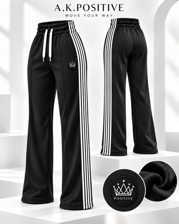 Women’s Black Fleece Trousers | 1 Premium